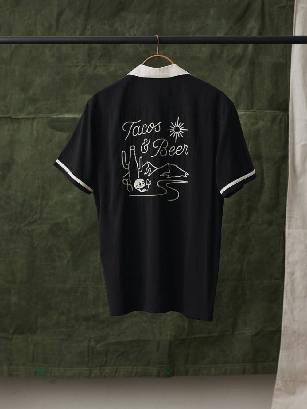 Unisex Bowling Shirt Tacos & Beer